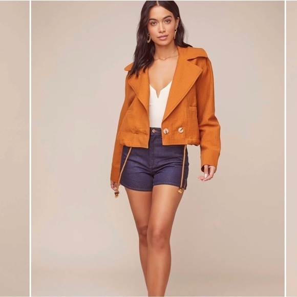 Astr The Label En Route Jacket in Caramel - Picture 2 of 11